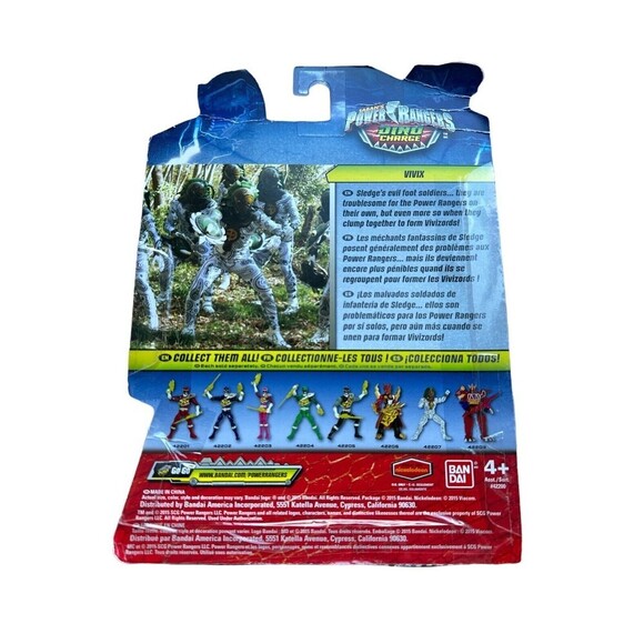Bandai 2015 Power Rangers Dino Charge Villain Vivix 5" Action Figure New - Picture 2 of 5